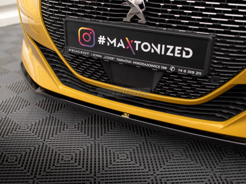 Maxton Design Front Splitter V.2 Peugeot 208 GT Mk2