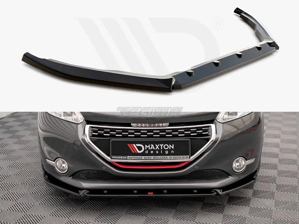 Maxton Design Front Splitter V.2 Peugeot 208 GTI MK1