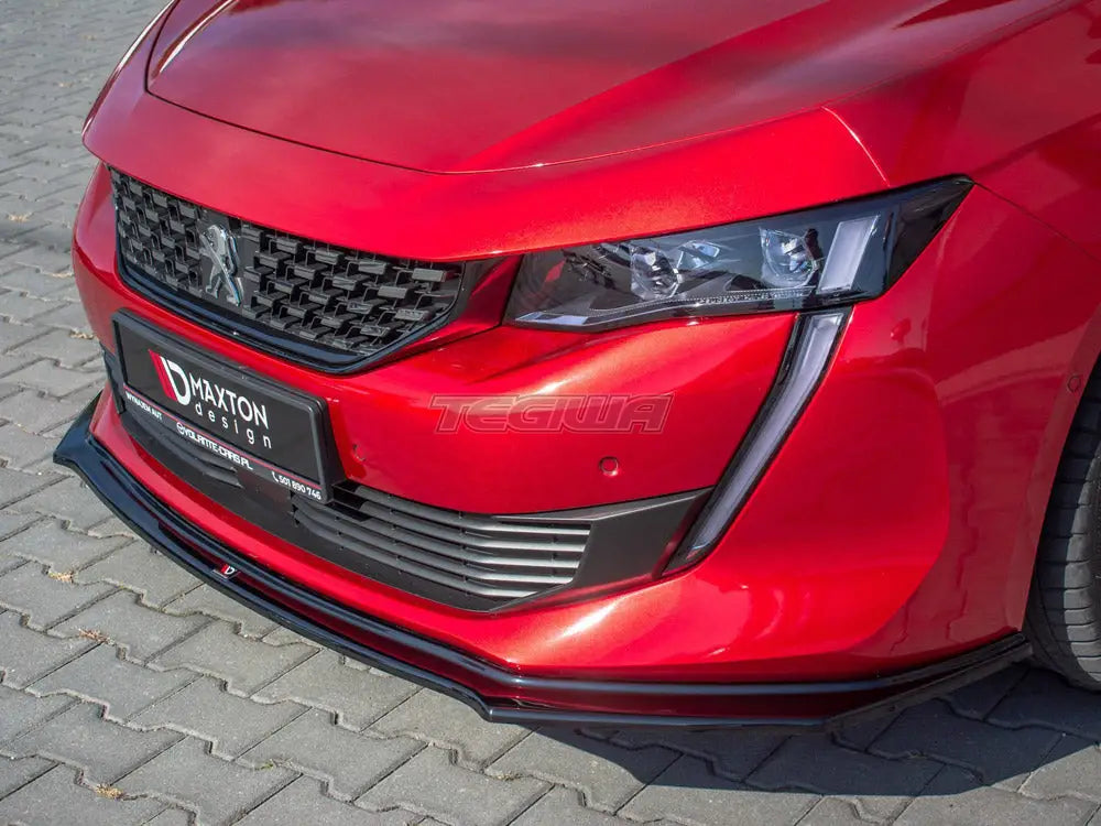 Maxton Design Front Splitter V.2 Peugeot 508 SW MK2