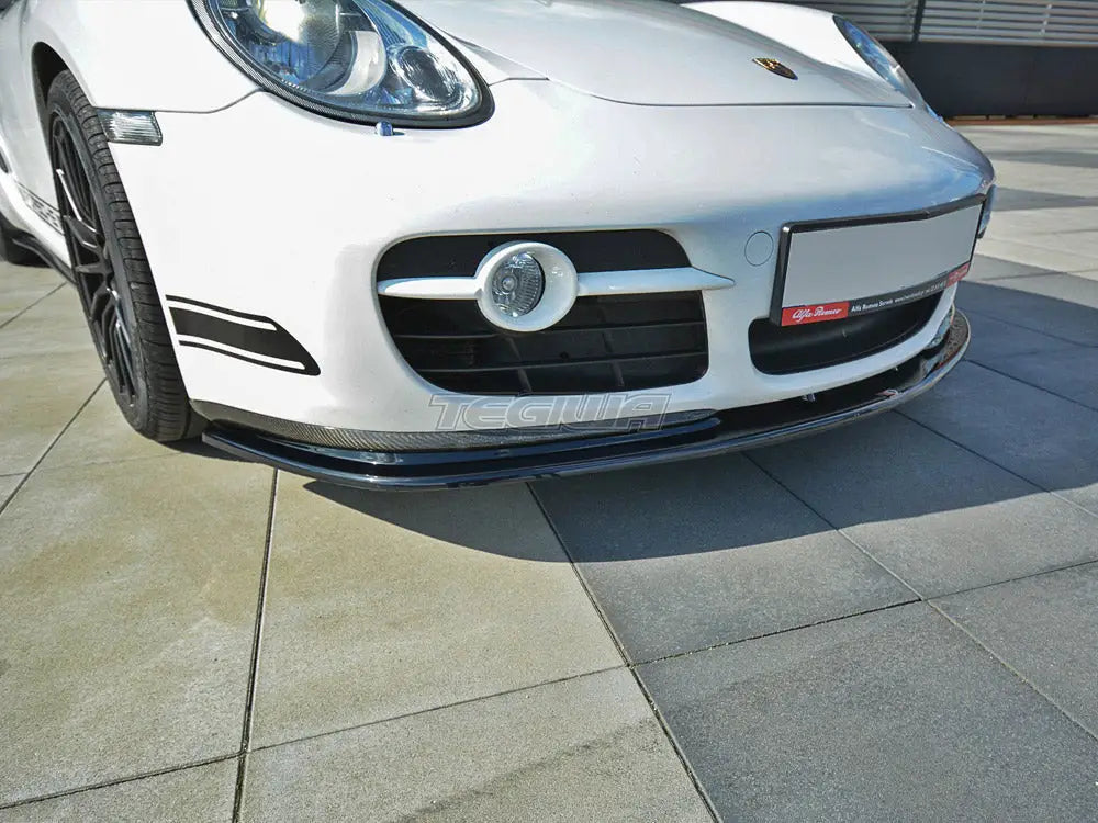 Maxton Design Front Splitter V.2 Porsche Cayman S 987C 2006-09