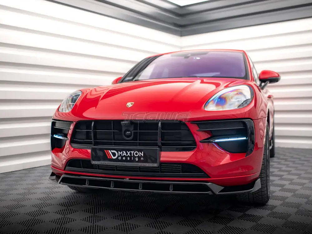 Maxton Design Front Splitter V.2 Porsche Macan Mk1 Facelift