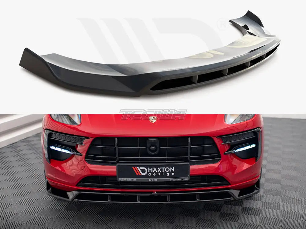 Maxton Design Front Splitter V.2 Porsche Macan Mk1 Facelift