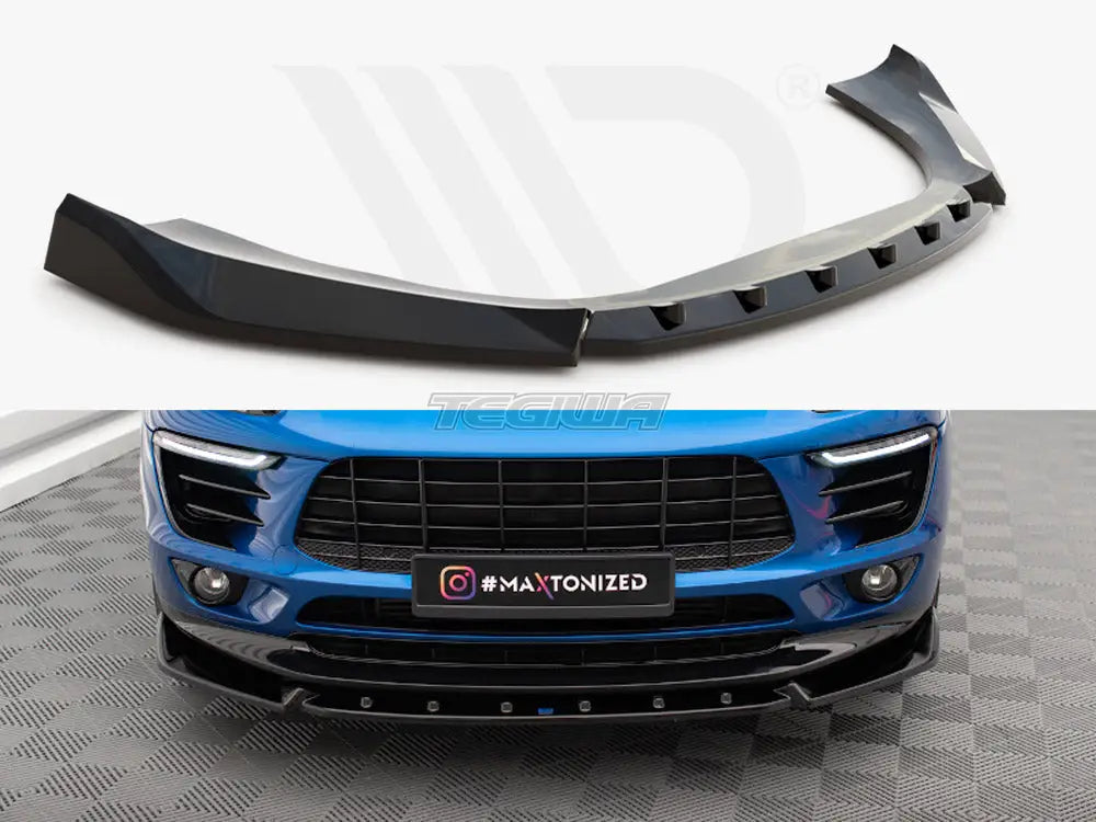 Maxton Design Front Splitter V.2 Porsche Macan Mk1