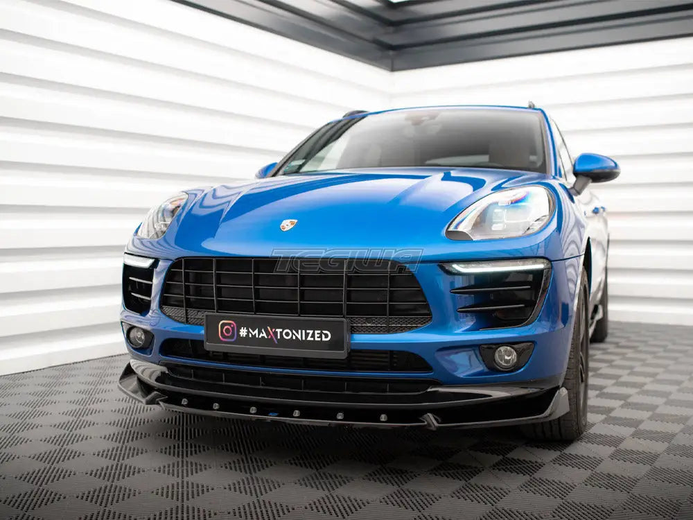 Maxton Design Front Splitter V.2 Porsche Macan Mk1