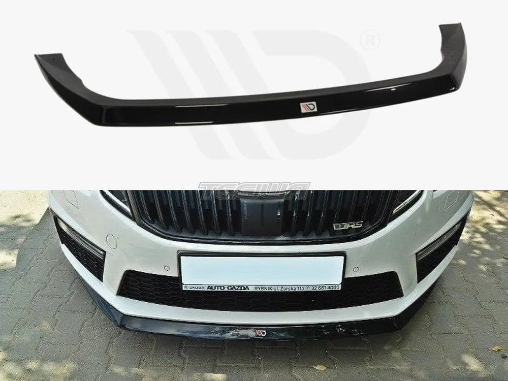 Maxton Design Front Splitter V.2 Skoda Octavia MK3 VRS 01-16