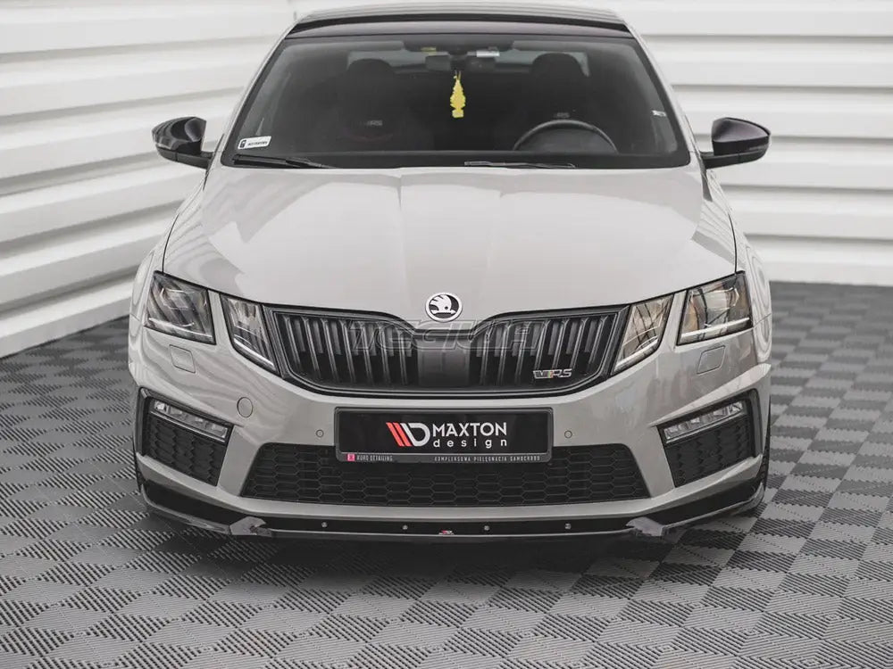 Maxton Design Front Splitter V.2 Skoda Octavia RS MK3 Facelift 16-19