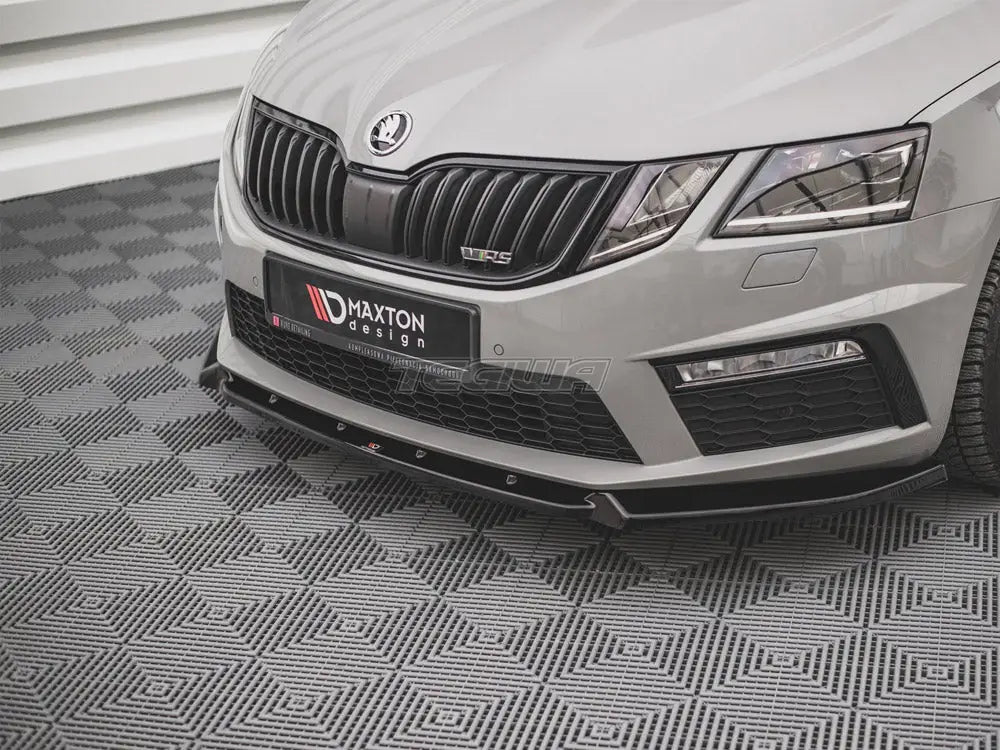 Maxton Design Front Splitter V.2 Skoda Octavia RS MK3 Facelift 16-19