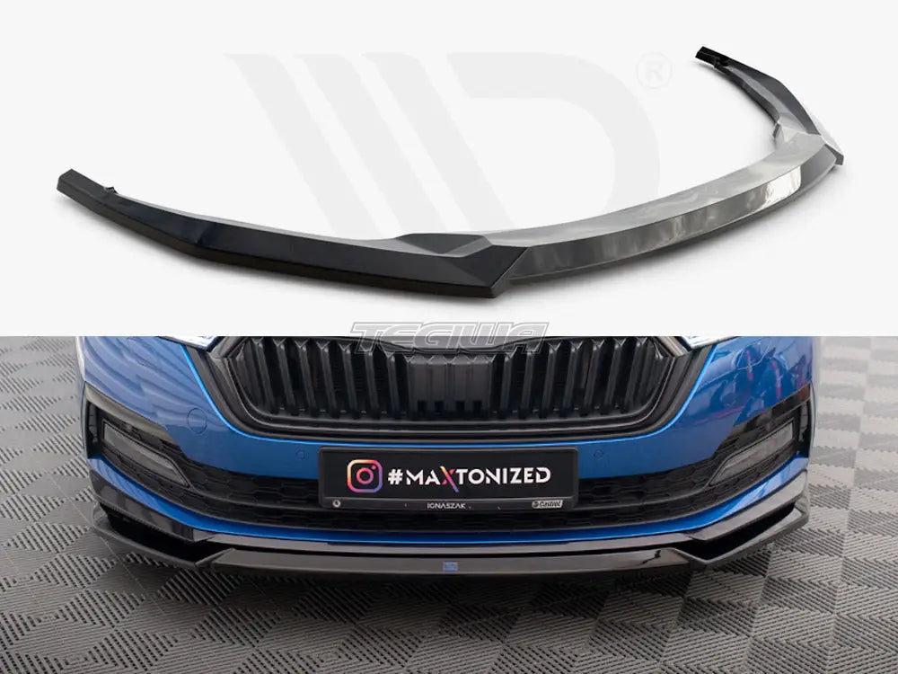 Maxton Design Front Splitter V.2 Skoda Octavia Sportline Mk4