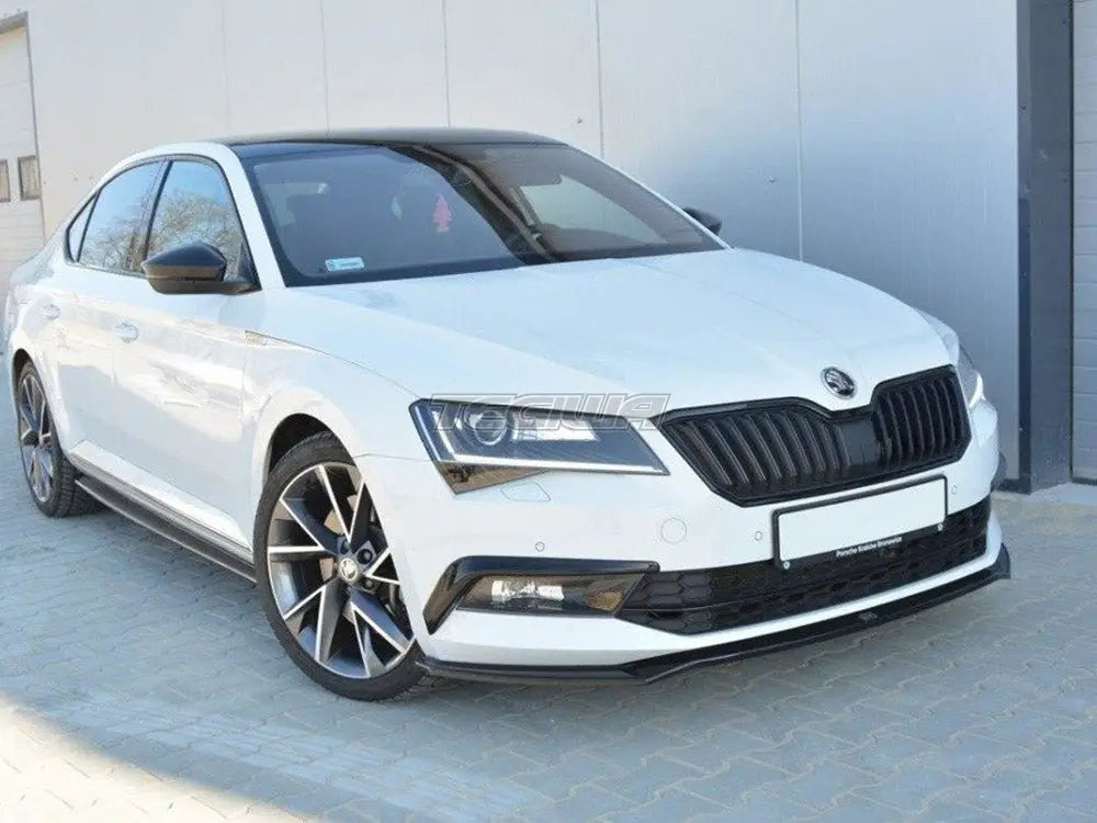 Maxton Design Front Splitter V.2 Skoda Superb III