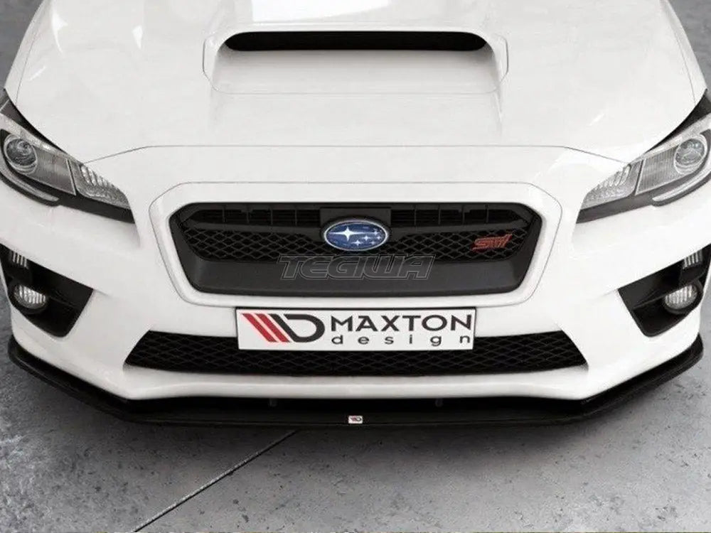 Maxton Design Front Splitter V.2 Subaru WRX STI