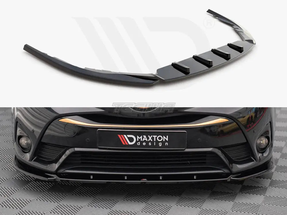 Maxton Design Front Splitter V.2 Toyota Avensis MK3.5 01-18