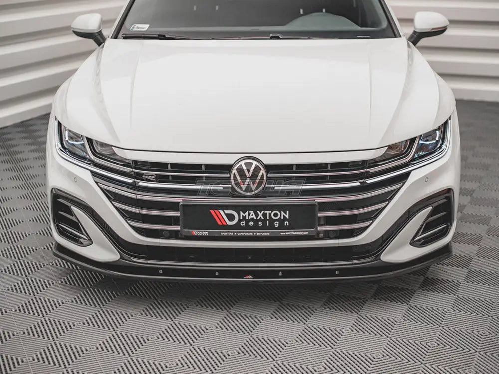 Maxton Design Front Splitter V.2 Volkswagen Arteon R-line Facelift 2020-