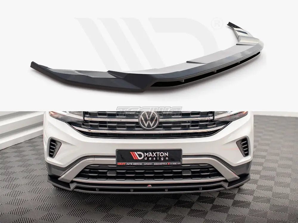 Maxton Design Front Splitter V.2 Volkswagen Atlas Cross Sport 2020-