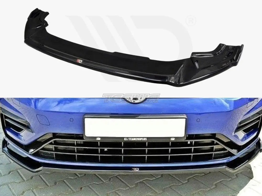 Maxton Design Front Splitter V.2 Volkswagen Golf R 7.5 2017-19