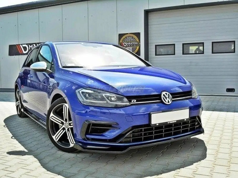 Maxton Design Front Splitter V.2 Volkswagen Golf R 7.5 2017-19