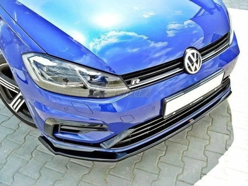 Maxton Design Front Splitter V.2 Volkswagen Golf R 7.5 2017-19