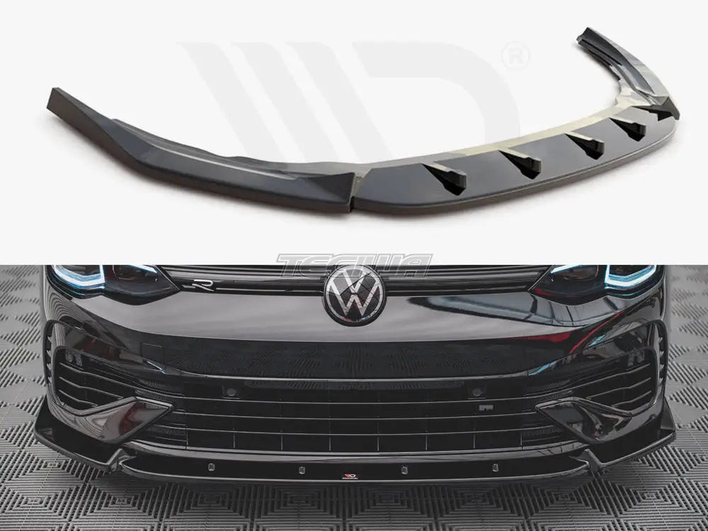 Maxton Design Front Splitter V.2 Volkswagen Golf R MK8 20-