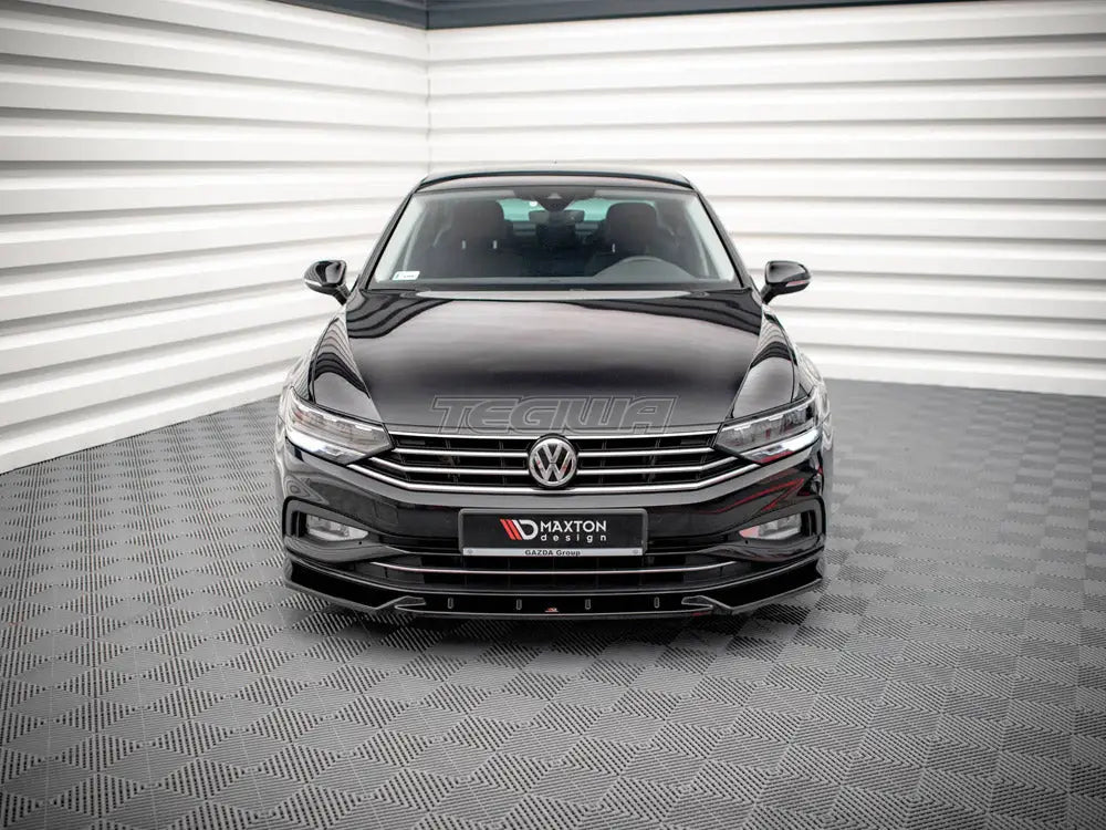 Maxton Design Front Splitter V.2 Volkswagen Passat B8 Facelift 2019-