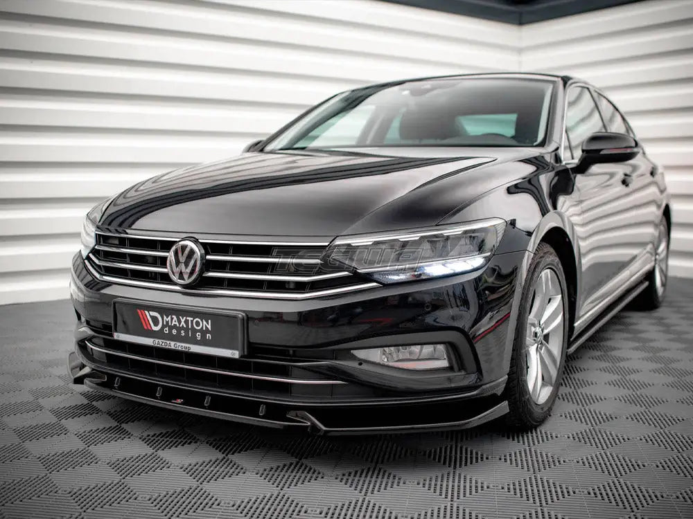 Maxton Design Front Splitter V.2 Volkswagen Passat B8 Facelift 2019-