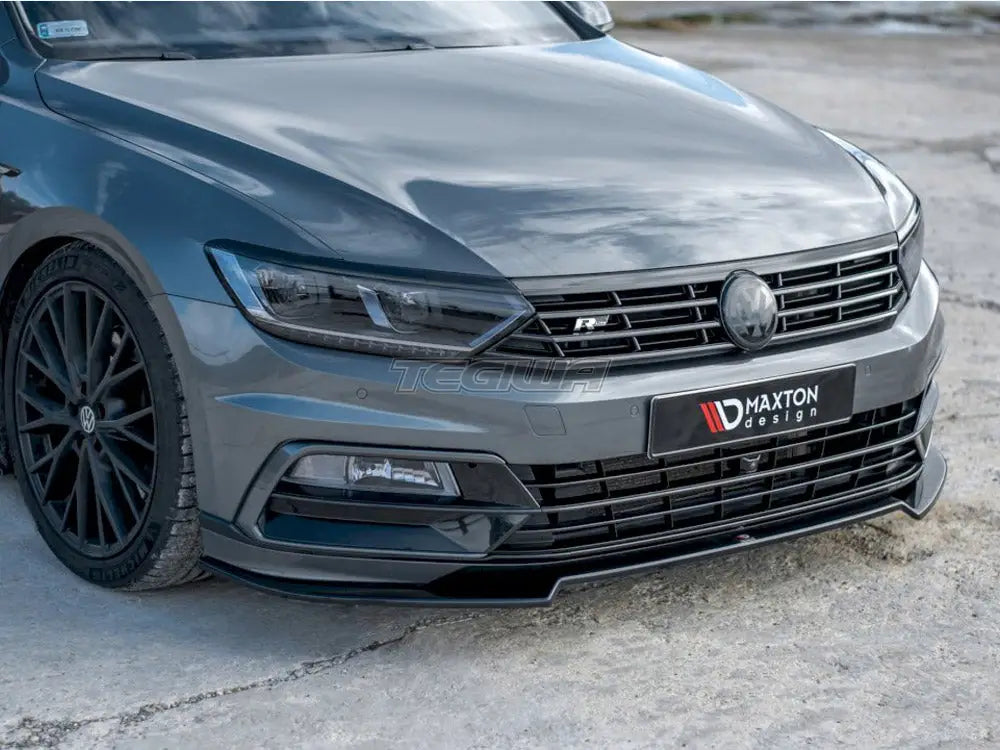 Maxton Design Front Splitter V.2 Volkswagen Passat R-line B8 2015-19