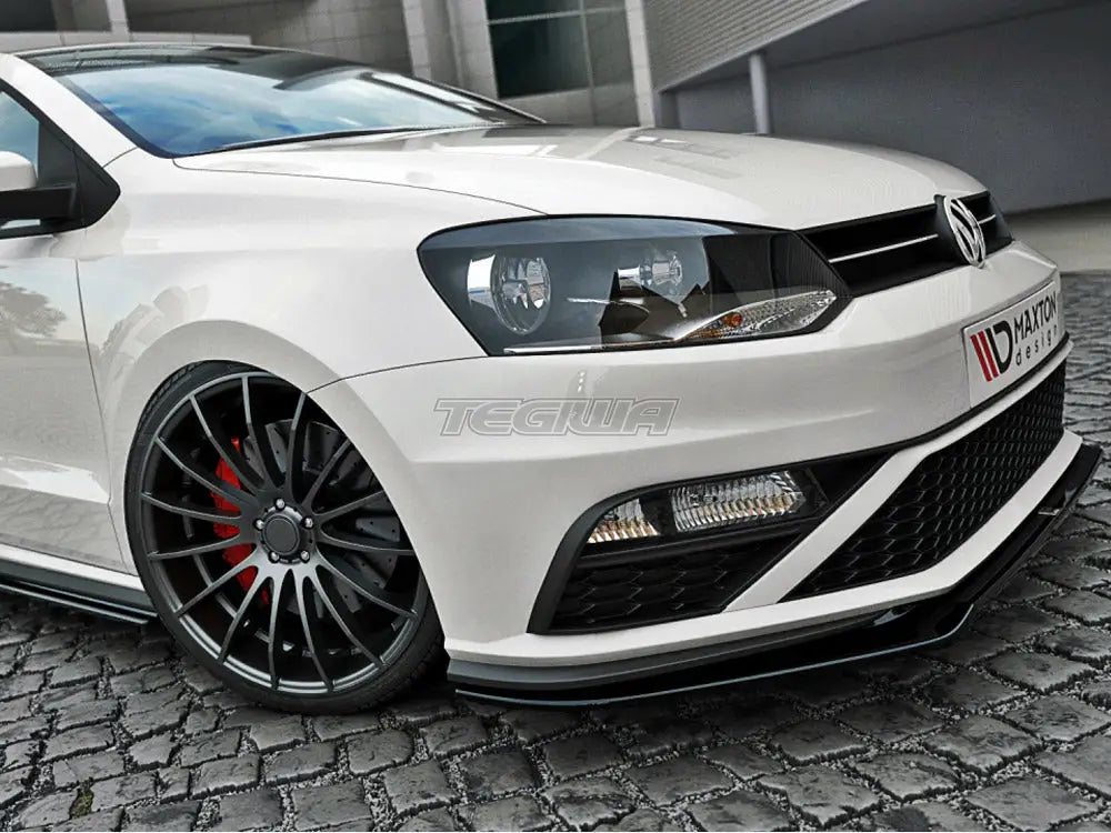 Maxton Design Front Splitter V.2 Volkswagen Polo MK5 GTI Facelift 15-17