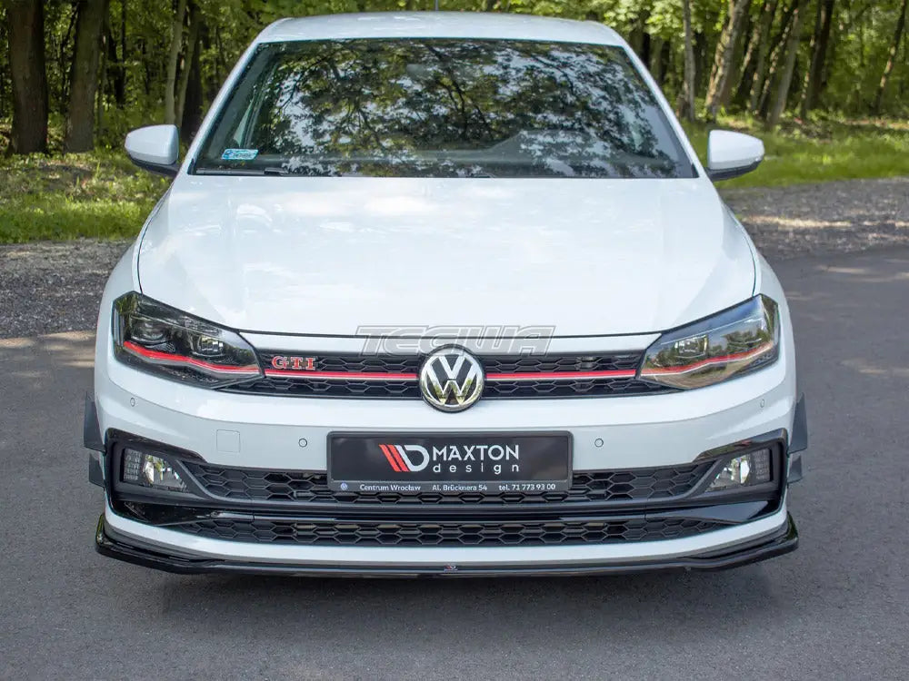 Maxton Design Front Splitter V.2 Volkswagen Polo MK6 GTI 17-21