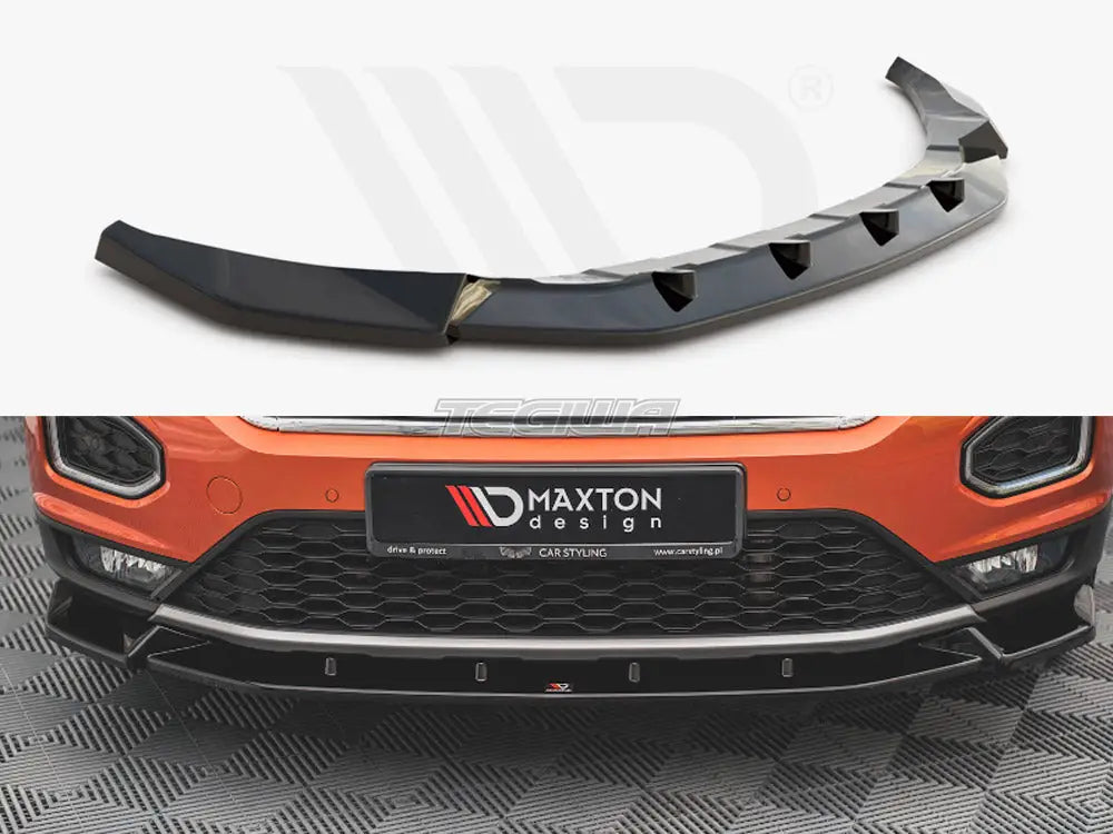 Maxton Design Front Splitter V.2 Volkswagen T-roc MK1 2017-