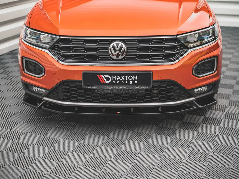 Maxton Design Front Splitter V.2 Volkswagen T-roc MK1 2017-