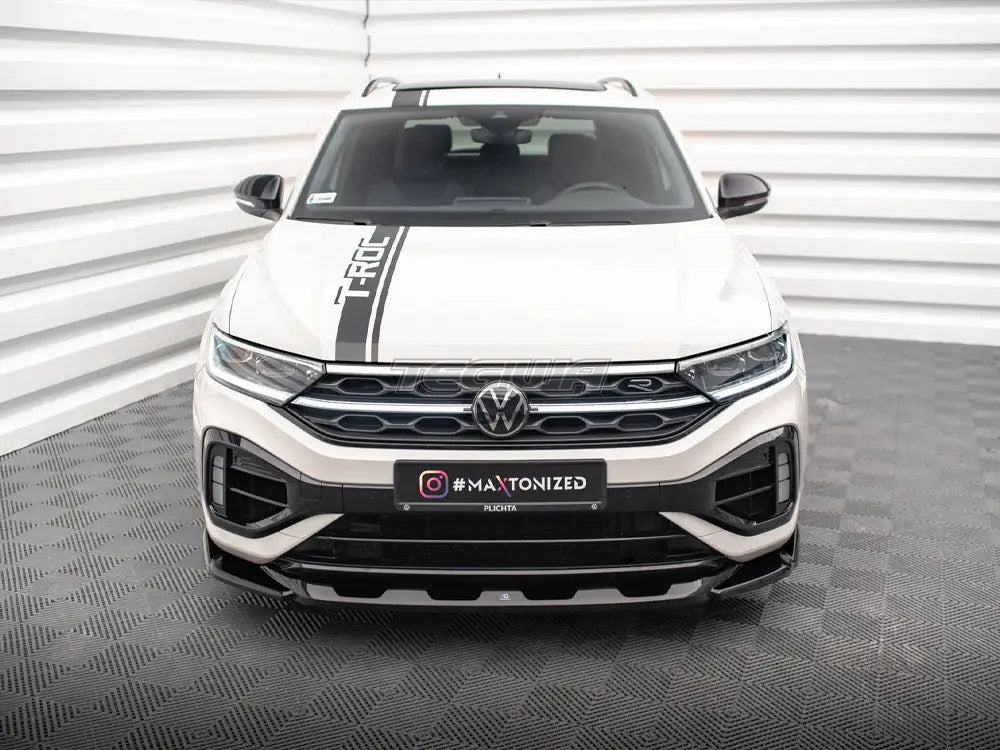 Maxton Design Front Splitter V.2 Volkswagen T-Roc R Mk1 Facelift