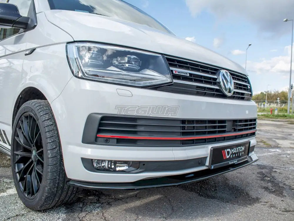 Maxton Design Front Splitter V.2 Volkswagen T6 2015-19