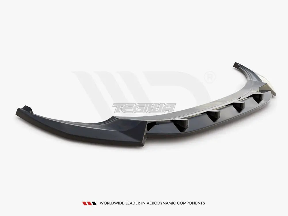 Maxton Design Front Splitter V.2 Volkswagen Tiguan R R-line MK2 Facelift 2020-