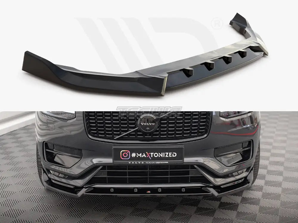 Maxton Design Front Splitter V.2 Volvo XC90 R-Design Mk2 Facelift