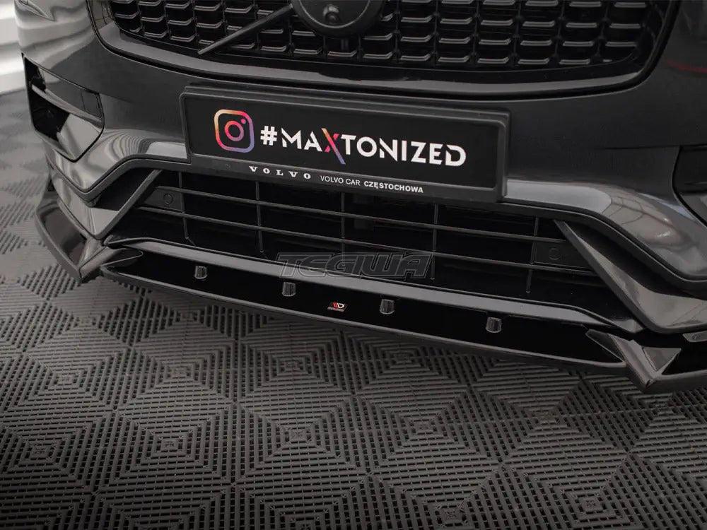 Maxton Design Front Splitter V.2 Volvo XC90 R-Design Mk2 Facelift