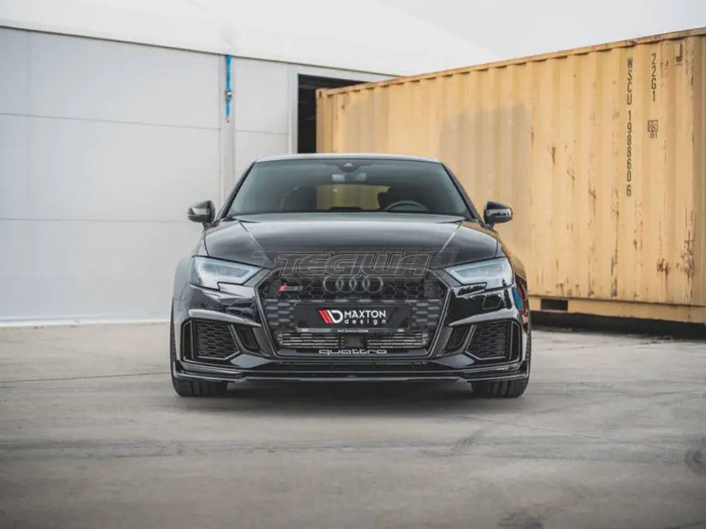 Maxton Design Front Splitter V.3 Audi RS3 8V Facelift 2017-UP