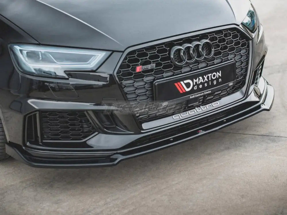 Maxton Design Front Splitter V.3 Audi RS3 8V Facelift 2017-UP