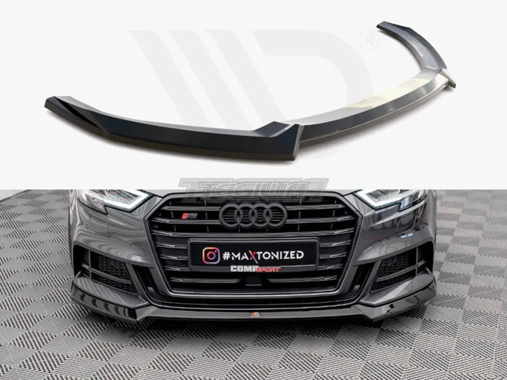 Maxton Design Front Splitter V.3 Audi S3 Sportback 8V Facelift