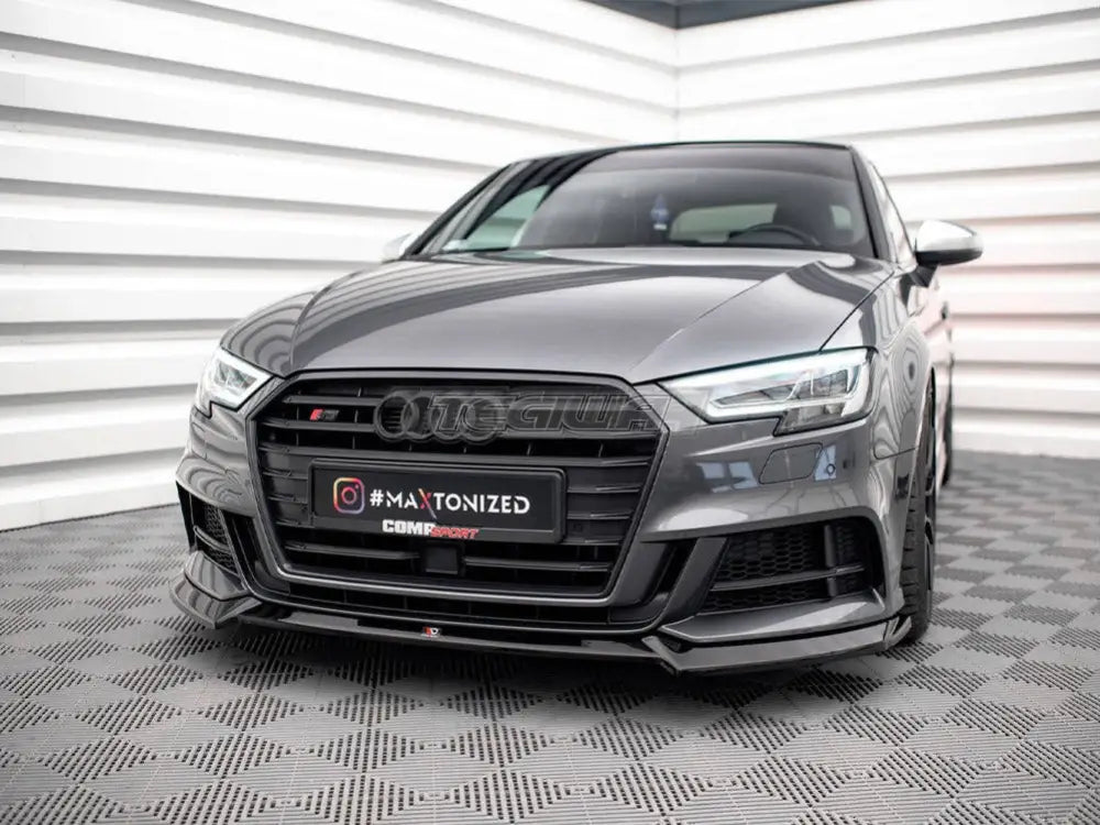 Maxton Design Front Splitter V.3 Audi S3 Sportback 8V Facelift