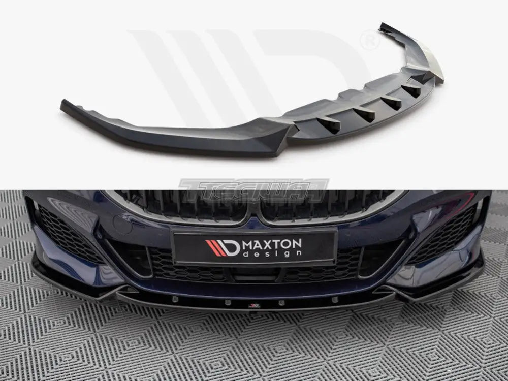 Maxton Design Front Splitter V.3 BMW 8-Series Coupe M-pack G15 8 GRAN Coupe M-pack G16 2018-