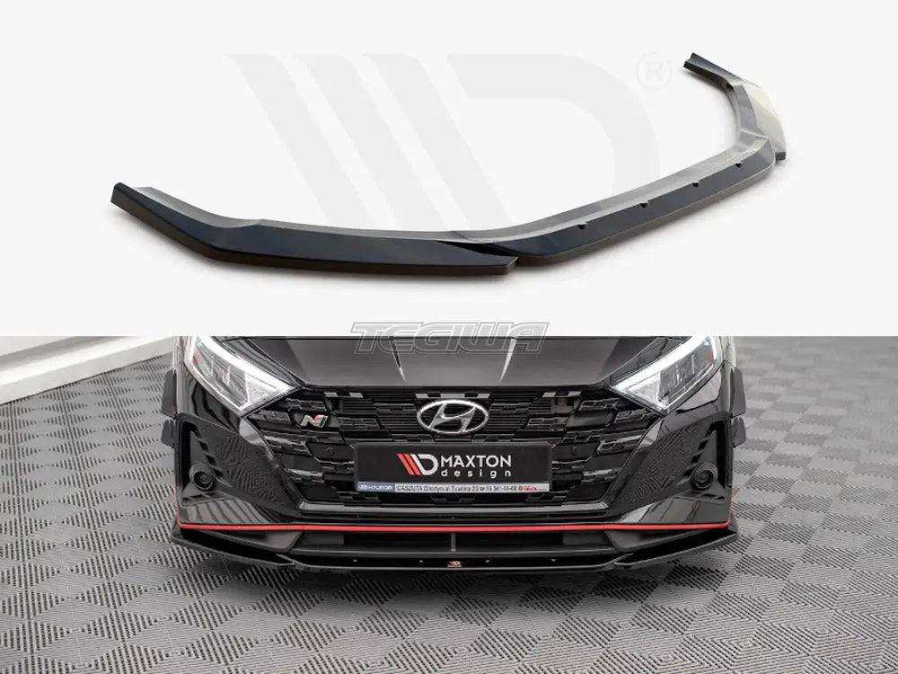 Maxton Design Front Splitter V.3 Hyundai I20 N MK3 2020-