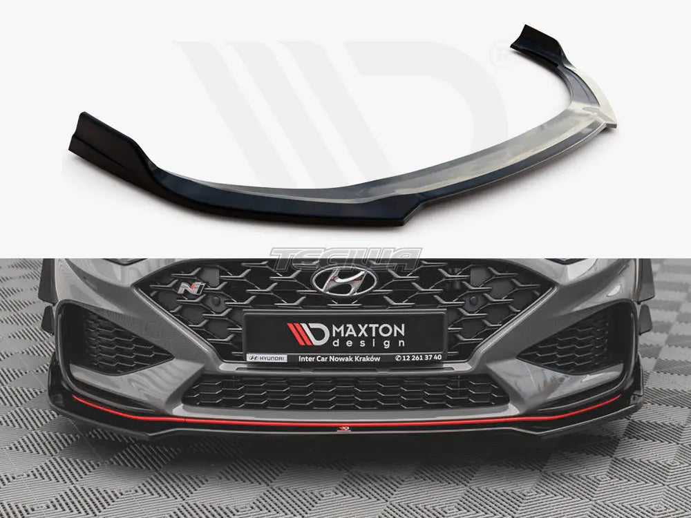 Maxton Design Front Splitter V.3 Hyundai I30 N Hatchback fastback MK3 Facelift 2020-