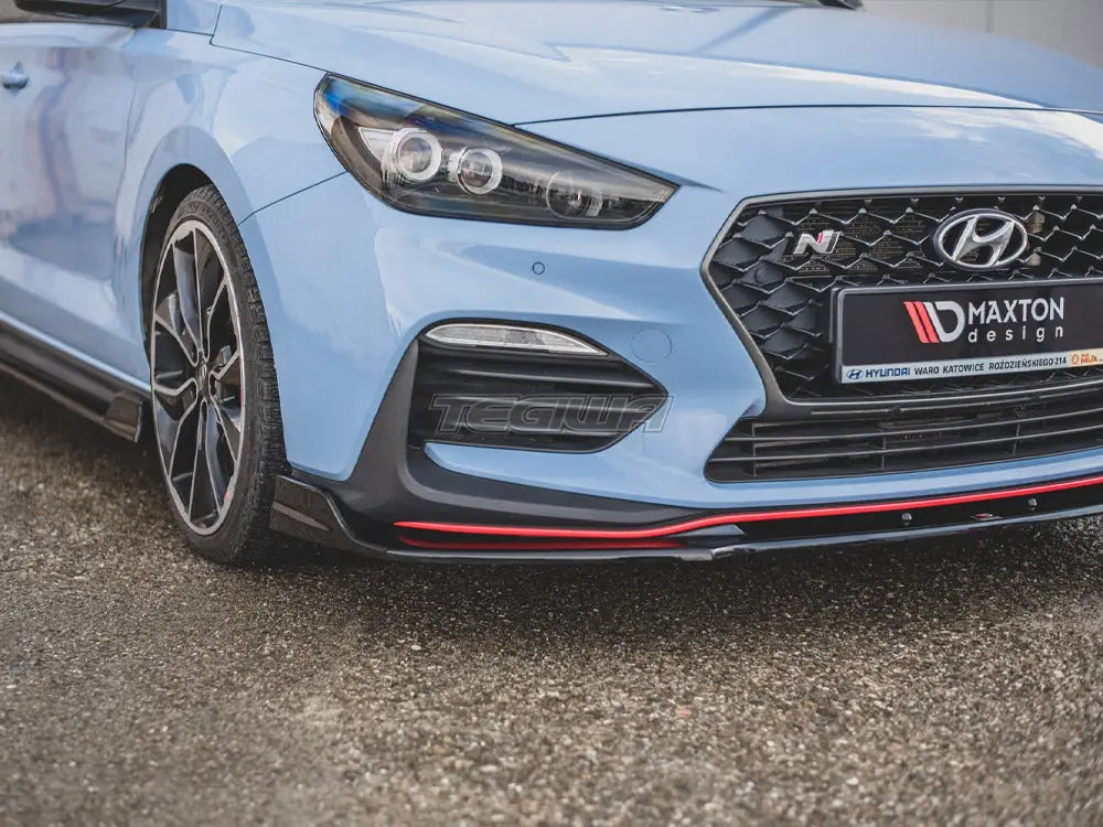 Maxton Design Front Splitter V.3 Hyundai I30 N MK3 Hatchback Fastback 17-20