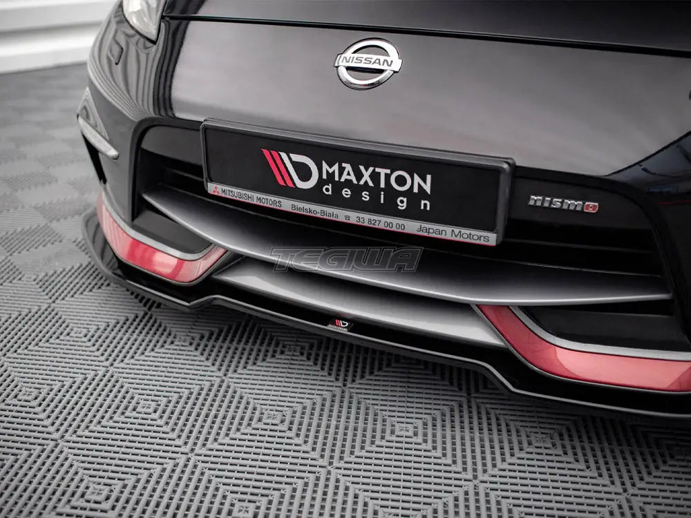 Maxton Design Front Splitter V.3 Nissan 370Z Nismo Facelift 12-20