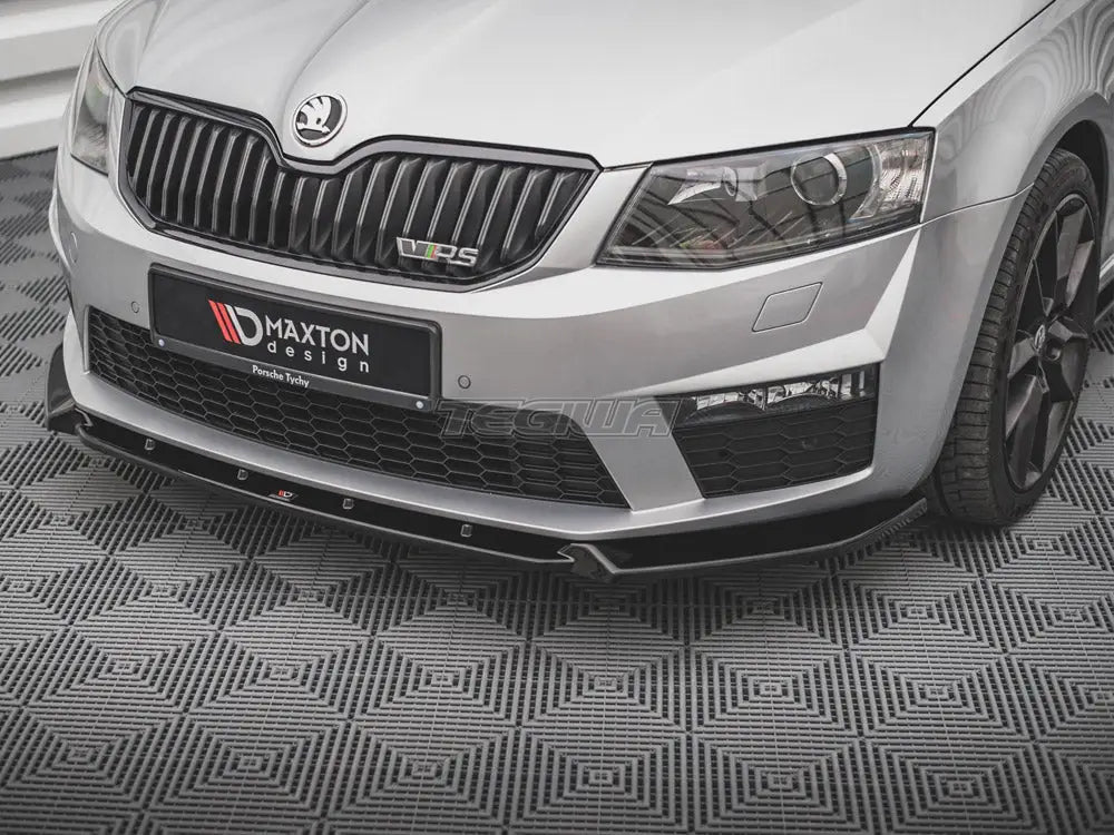 Maxton Design Front Splitter V.3 Skoda Octavia RS MK3 13-16