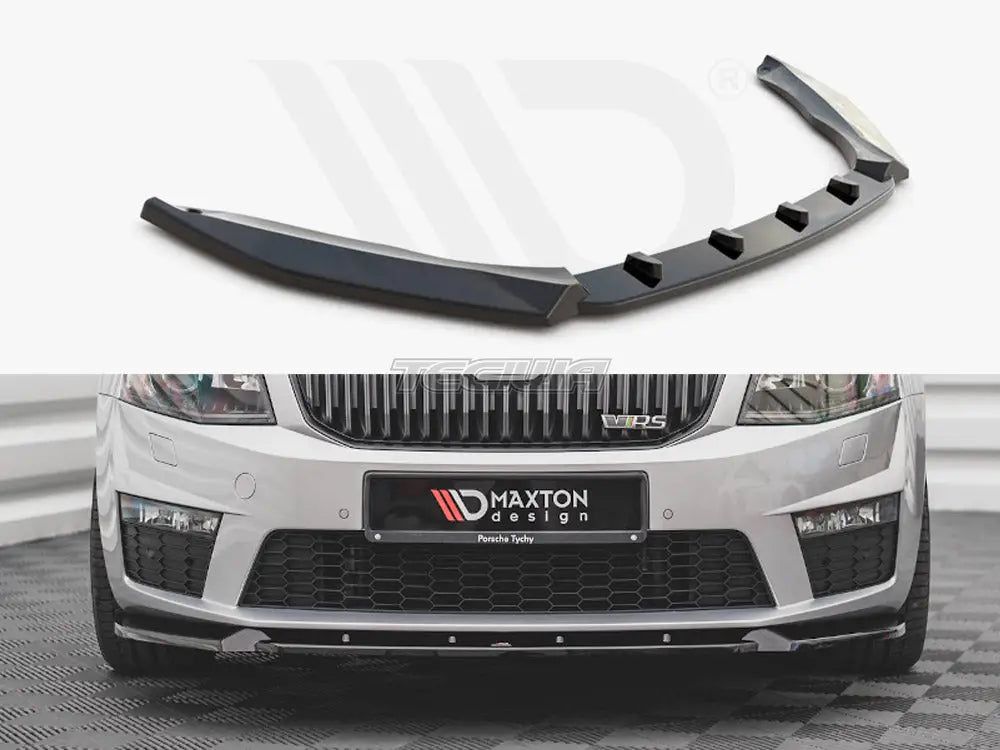 Maxton Design Front Splitter V.3 Skoda Octavia RS MK3 13-16