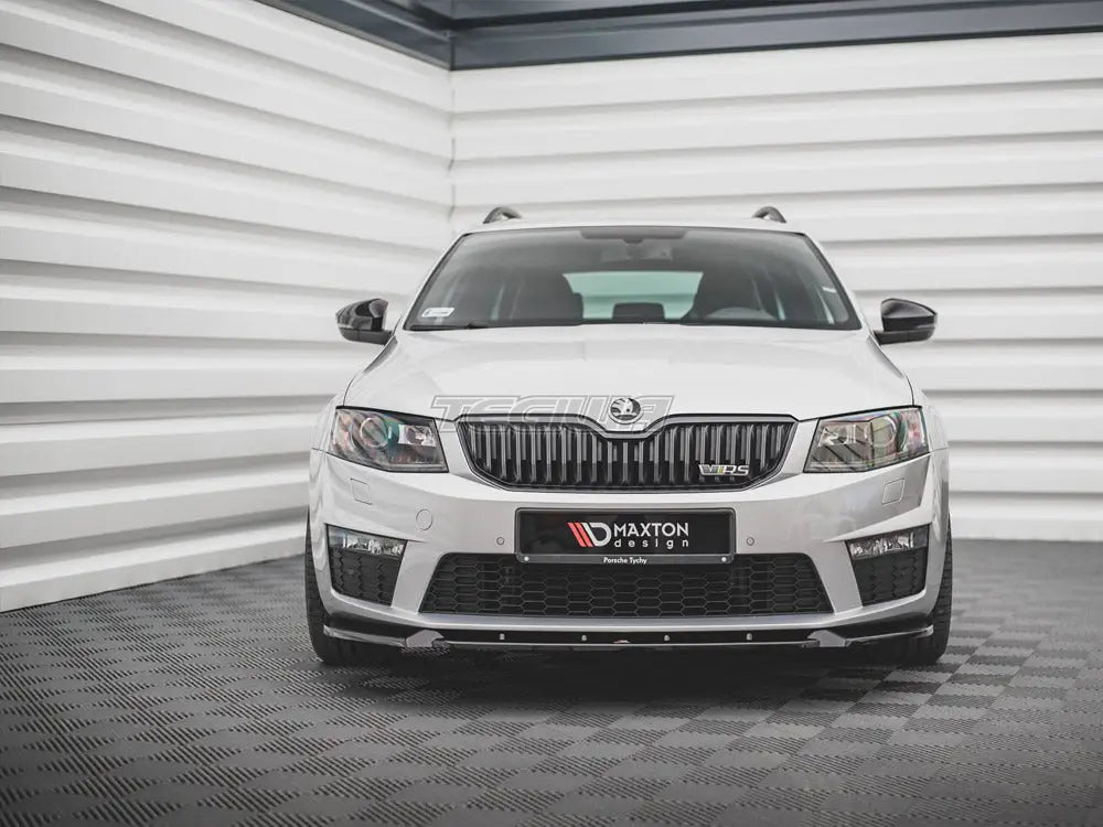 Maxton Design Front Splitter V.3 Skoda Octavia RS MK3 13-16