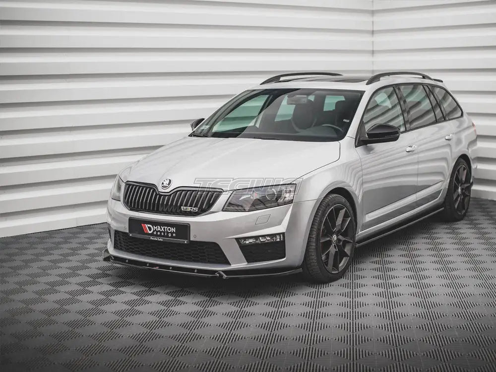 Maxton Design Front Splitter V.3 Skoda Octavia RS MK3 13-16