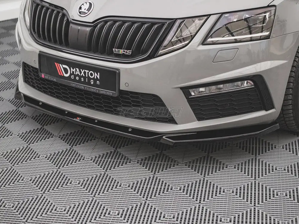 Maxton Design Front Splitter V.3 Skoda Octavia RS MK3 Facelift 16-19