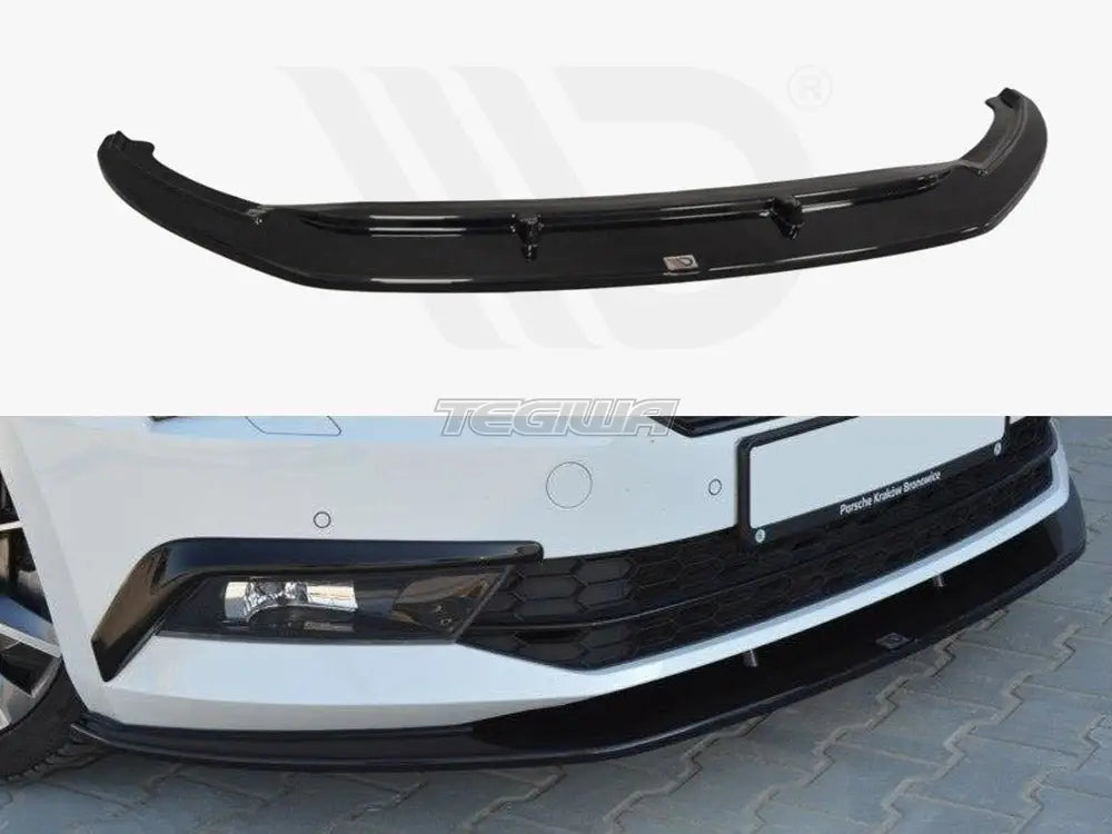 Maxton Design Front Splitter V.3 Skoda Superb III