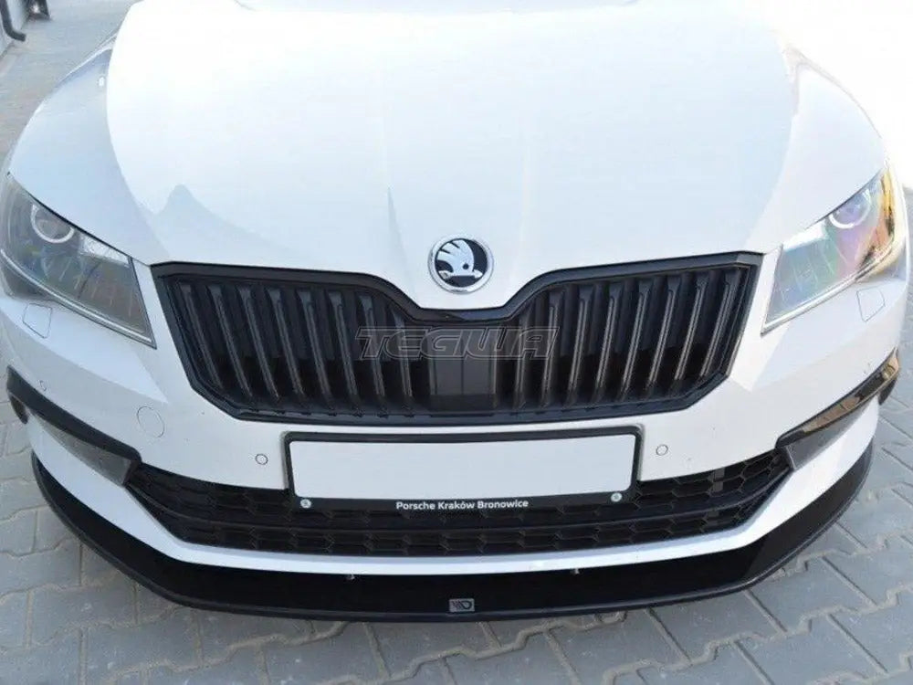 Maxton Design Front Splitter V.3 Skoda Superb III