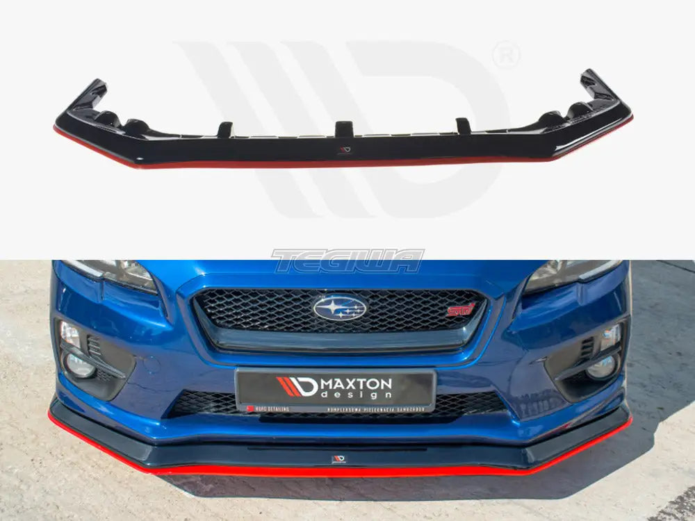 Maxton Design Front Splitter V.3 Subaru WRX STI